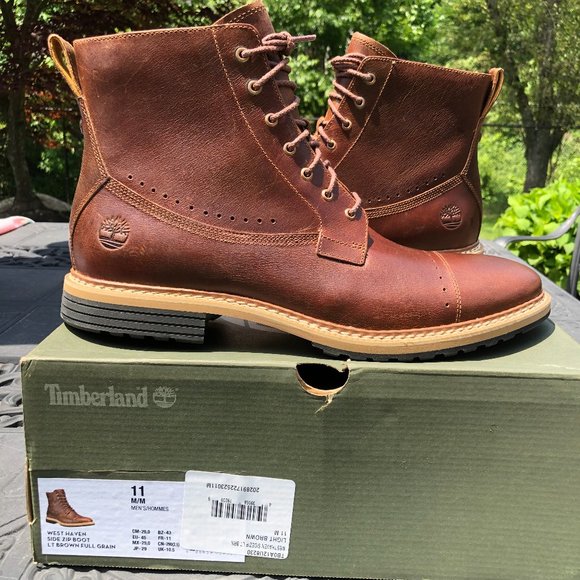 Timberland West Haven Side Zip Boots in Brown Size - Picture 6 of 13